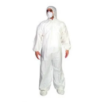 Anti-static medical microporous coveralls with hood