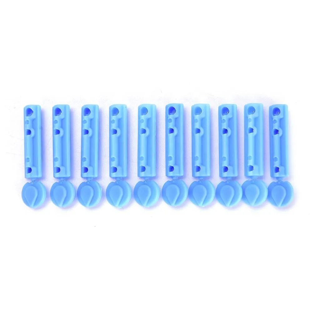 Disposable sterile safety twist blood lancet