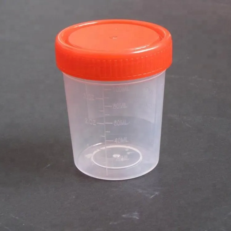 Disposable sterile urine and stool containers/specimen cup with/without spoon 4