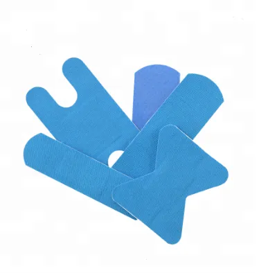 Breathable Waterproof Adhesive Blue Metal Detectable First Aid Bandage for Food Packaging Worker for Wound Care 2