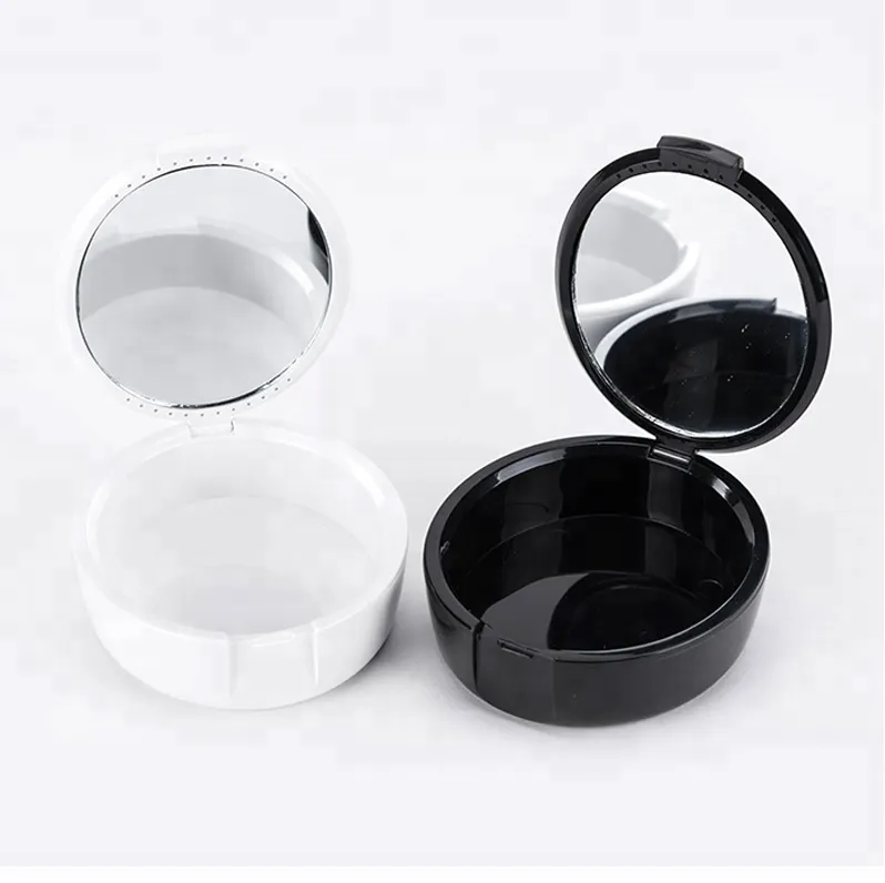 Full Denture Soaking Case Prosthesis Container Denture Bath Box Denture Box with mirror