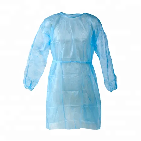 Medical Non Woven PP Disposable Waterproof Isolation Gown