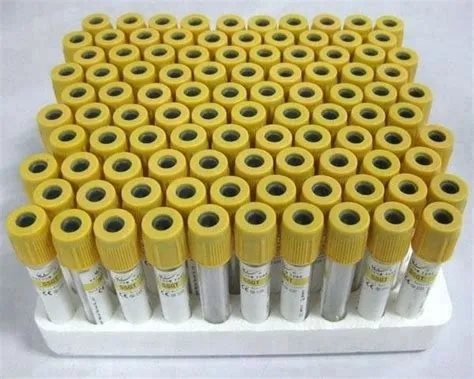 PET/Glass Gel and Clot Activator Vacuum Blood Tube With CE,ISO 5