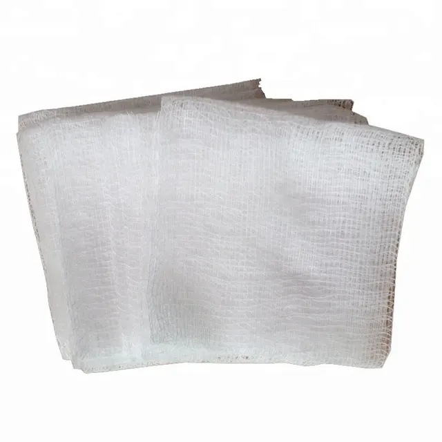 100% natural cotton Medical Absorbent sterile/not sterile gauze swabs with CE,SO