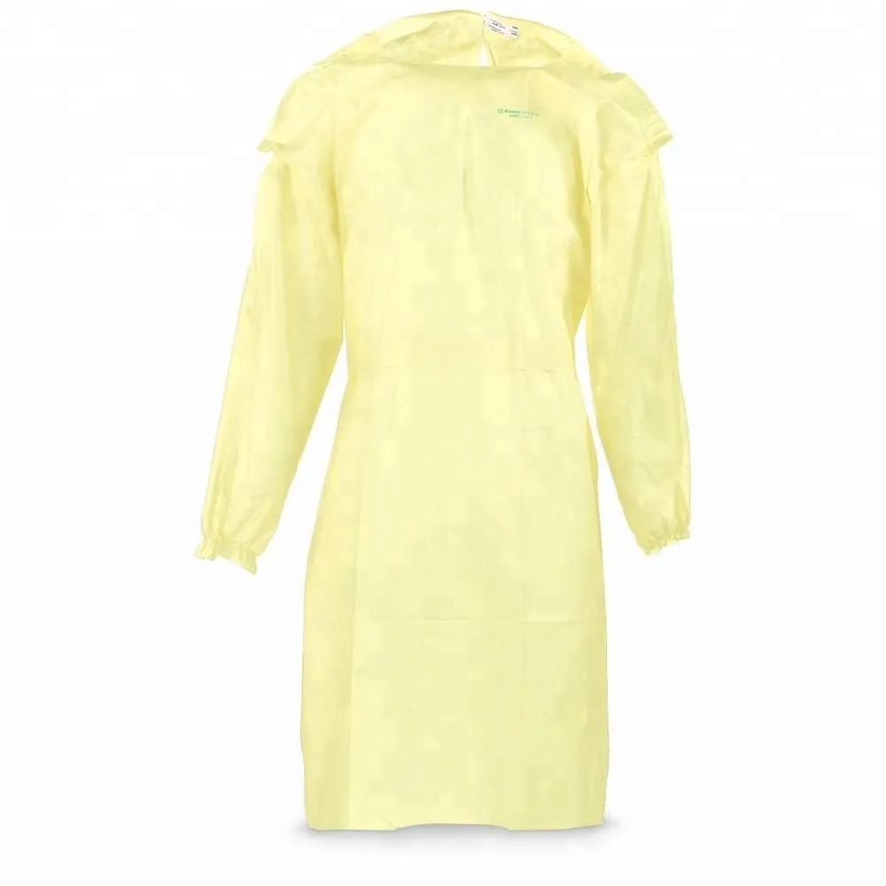 Medical Non Woven PP Disposable Waterproof Isolation Gown 2
