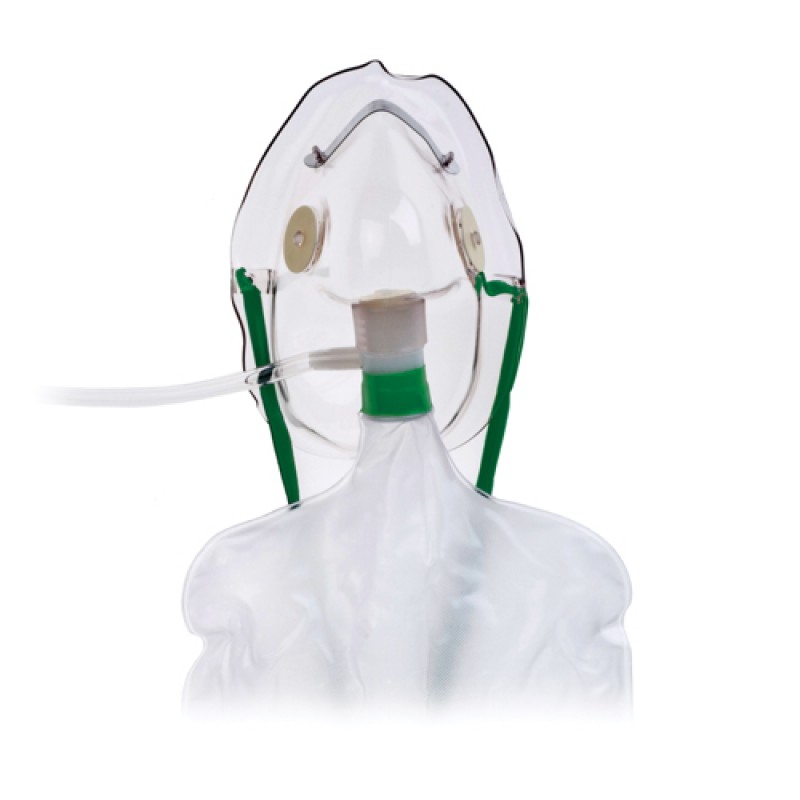 Medical non-rebreather oxygen mask/oxygen mask with reservoir bag with FDA,CE,ISO 6