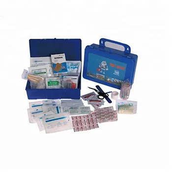 Handy office portable ABS DIN medical first aid box