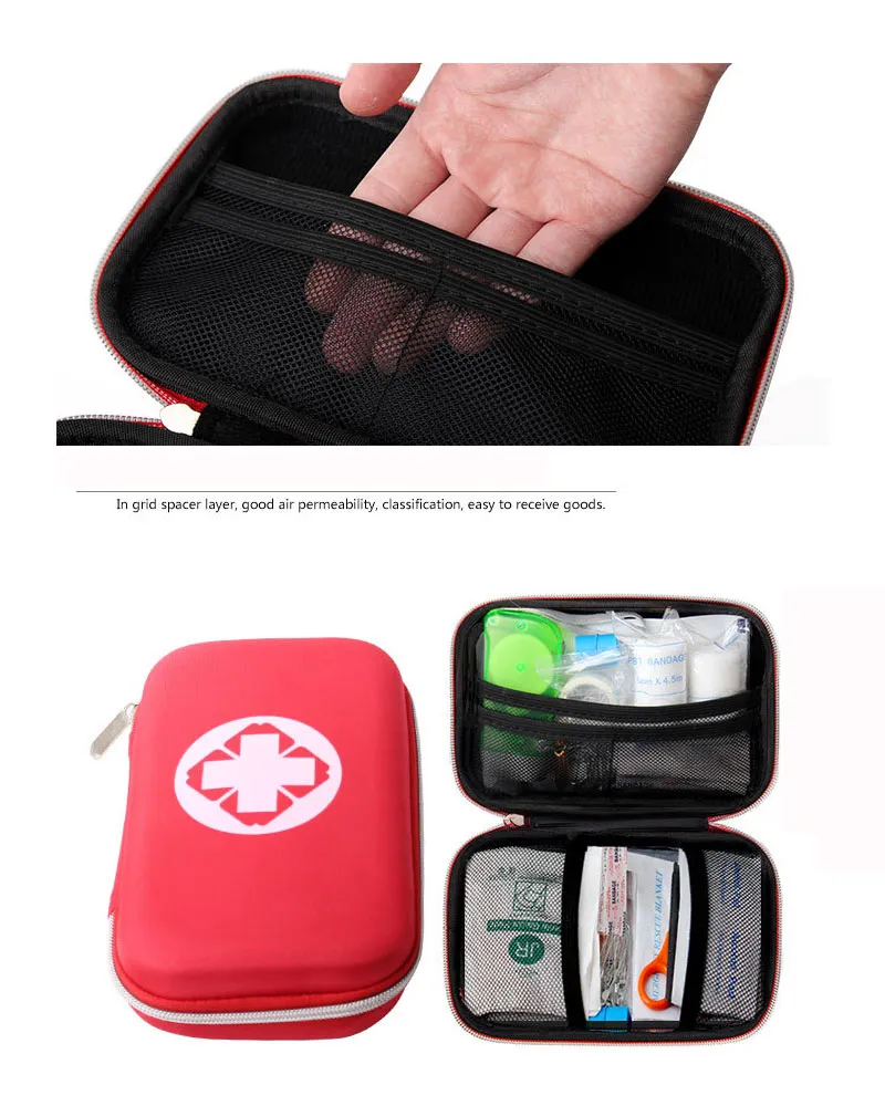 Camouflage Waterproof EVA Bag Person Portable Outdoor Travel First Aid Kit 3