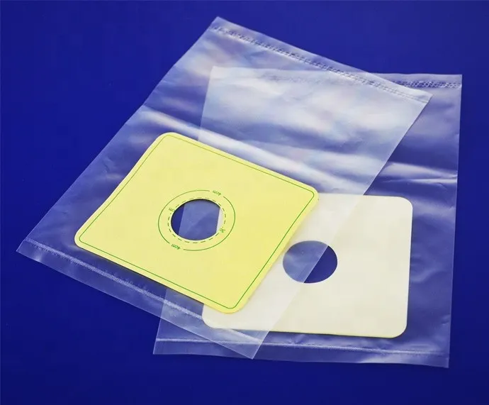 PVC disposable colostomy bag closed colostomy bag PVC material with CE and ISO