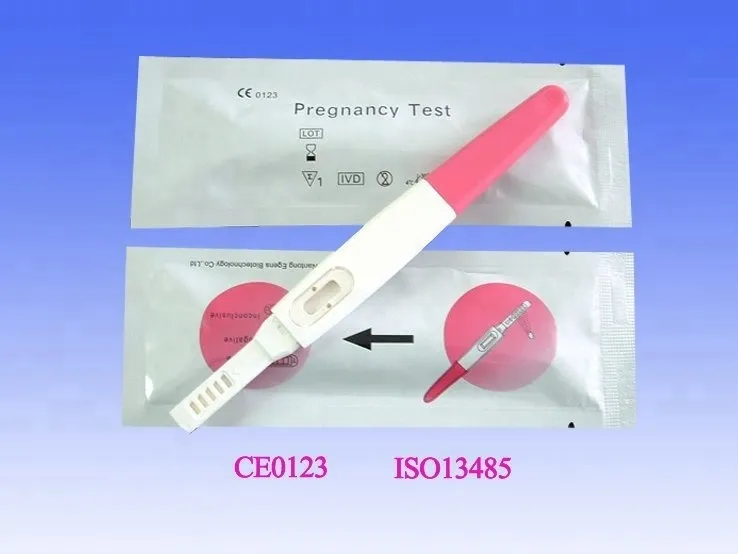 HCG serum/urine pregnancy rapid test strip/cassette/midstream with CE,ISO 4