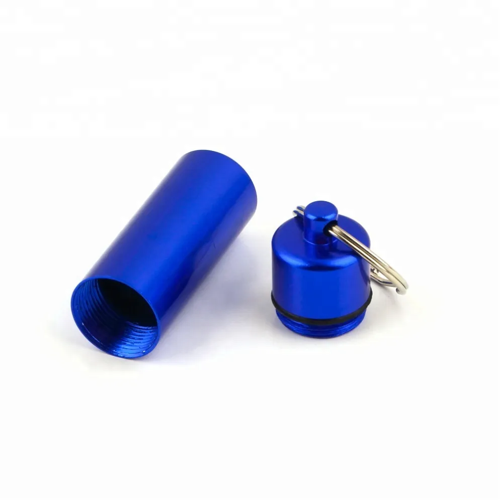 Mini Portable key holder Pill Box Keychain Waterproof Pill Case 5