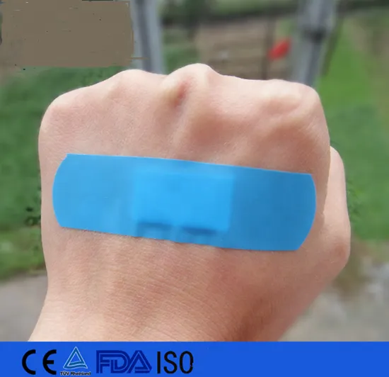 Blue Detectable Band Aid Adhesive Bandage First Aid Bandage for Food Packaging Worker for Wound Care 2