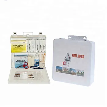 Standard medical first aid kit plastic first aid box