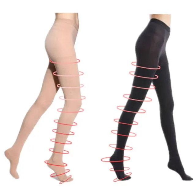 20-30mmHg medical nurse Pregnant varicose veins compression stocking socks pantyhose for man and woman