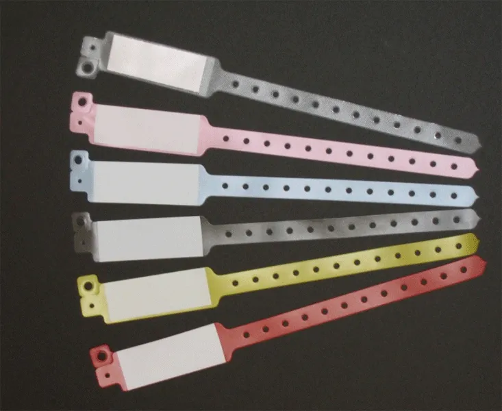 Adult/child/baby identification bracelets wristband disposable id bracelets bulk 4
