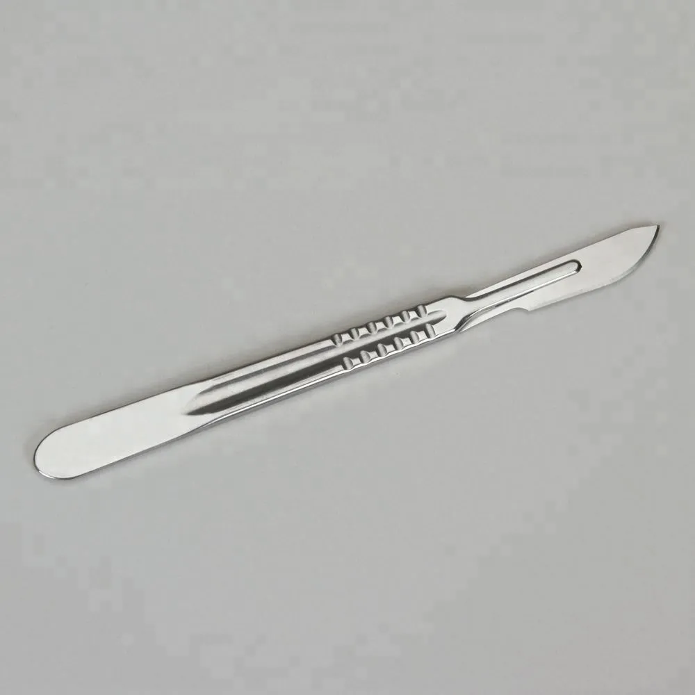 Sterile Stainless Steel Surgical Blade with Plastic Handle