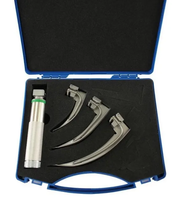 Stainless Steel flexible of laryngoscope set