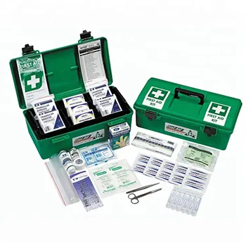 Customized office pp portable handle waterproof first aid kit tool box plastic