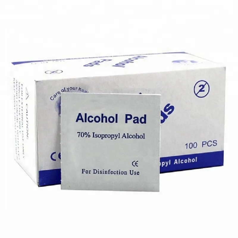 Sterile Medical Alcohol Prep Pad 70% Isopropyl Alcohol Pad Swabs 3