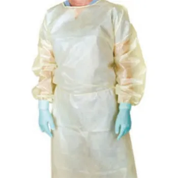 Polyethylene - coated PP isolation gown