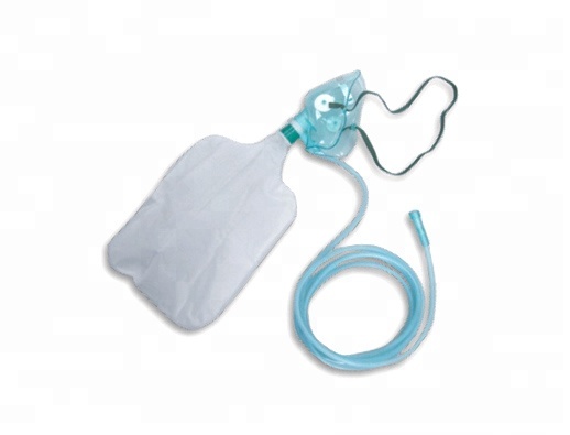 Medical non-rebreather oxygen mask/oxygen mask with reservoir bag with FDA,CE,ISO 3
