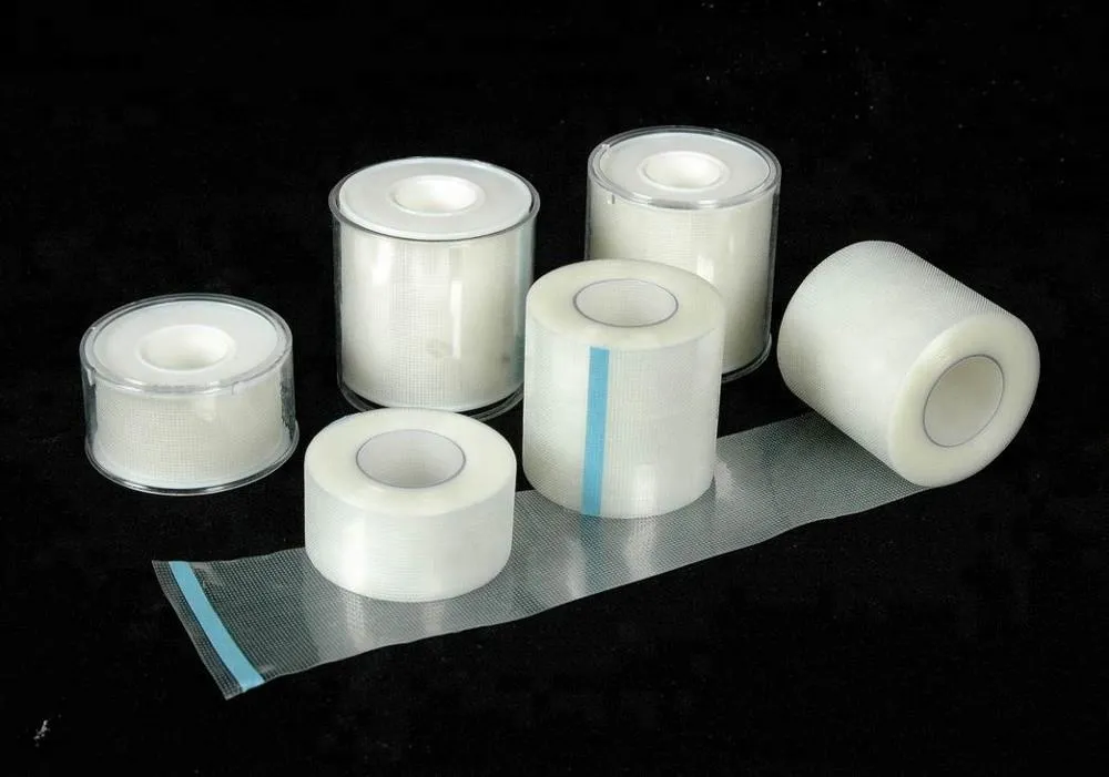 Adhesive medical surgical plaster transparent PE foam tape with FDA,CE,ISO 5