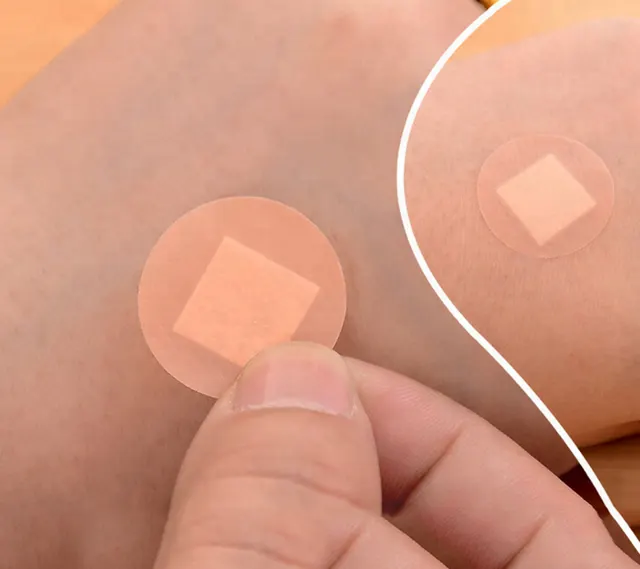 Breathable Waterproof Adhesive Round Shape Medical First Aid Bandage Wound Band-Aids