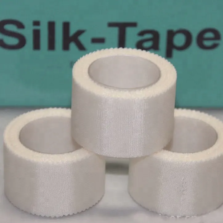 Medical Adhesive Surgical Silk Tape with FDA,CE,ISO 3