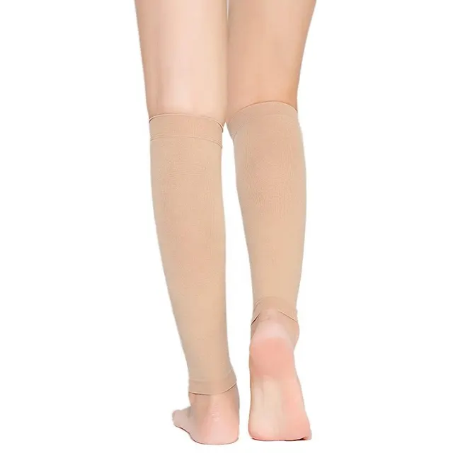 Medical Skin Black sports training Compression Support calf sleeve