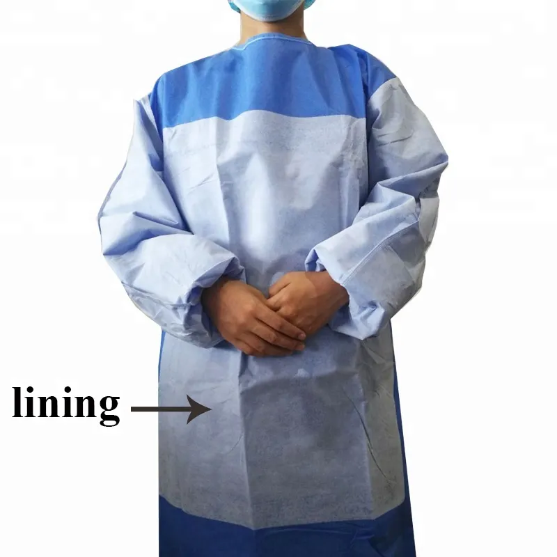 Disposable sterile hospital Ultrasonic stitch surgical gowns 2