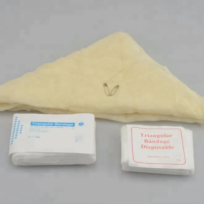 Surgical Customized Medical Gauze Triangular Bandage