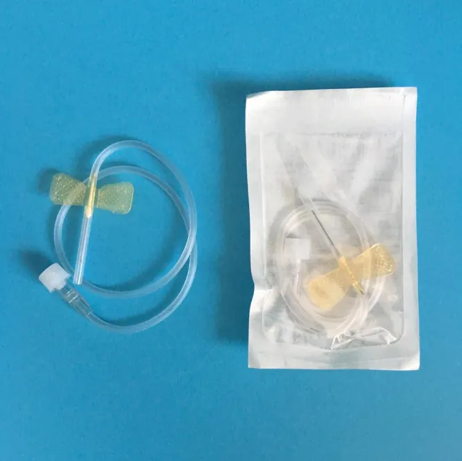 Different sizes scalp vein set butterfly needle with CE,ISO