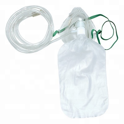 Medical non-rebreather oxygen mask/oxygen mask with reservoir bag with FDA,CE,ISO 4