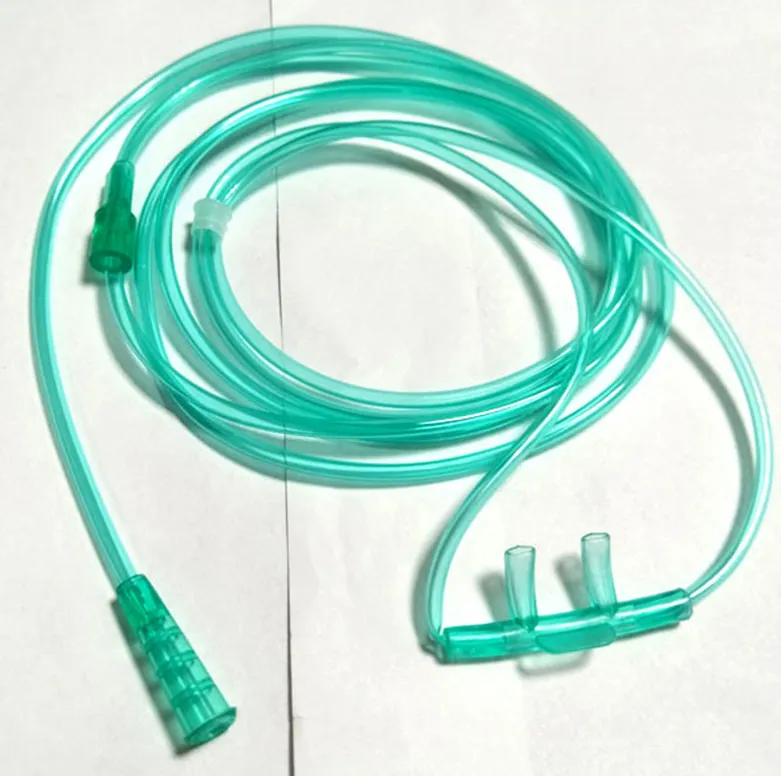 Disposable colored Nasal Oxygen Cannula For Medical Use