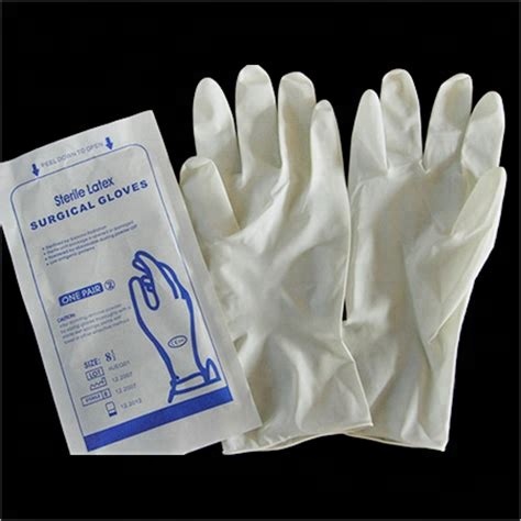 Disposable Powdered/Powder Free Sterile Surgical Latex Gloves 3
