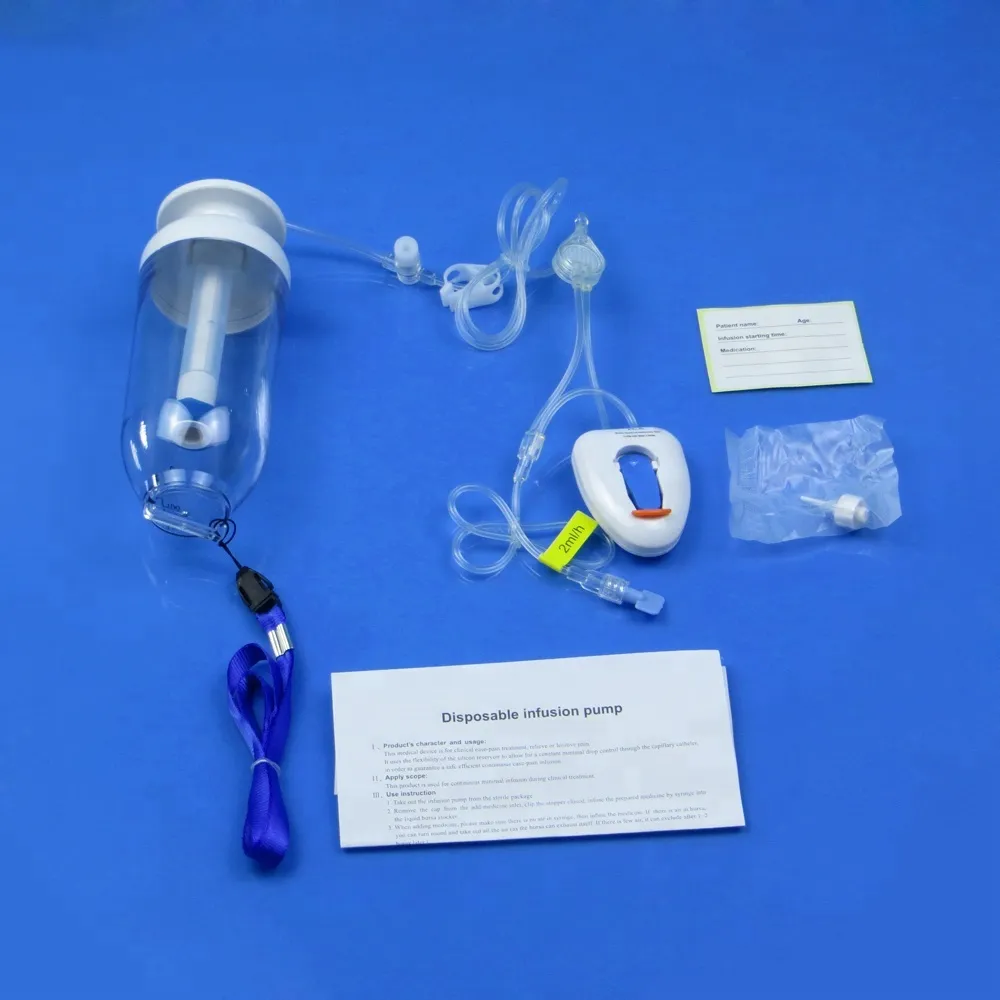 Soft Disposable Sterile Elastomeric Infusion Pump CBI+PCA with FDA,CE,ISO