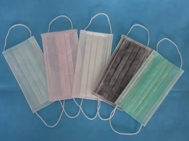 Disposable 3-ply non-woven face mask with all sizes FDA,CE,ISO 4