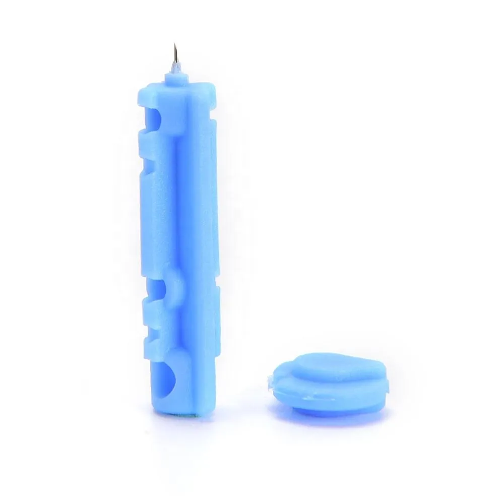 Disposable sterile safety twist blood lancet 5