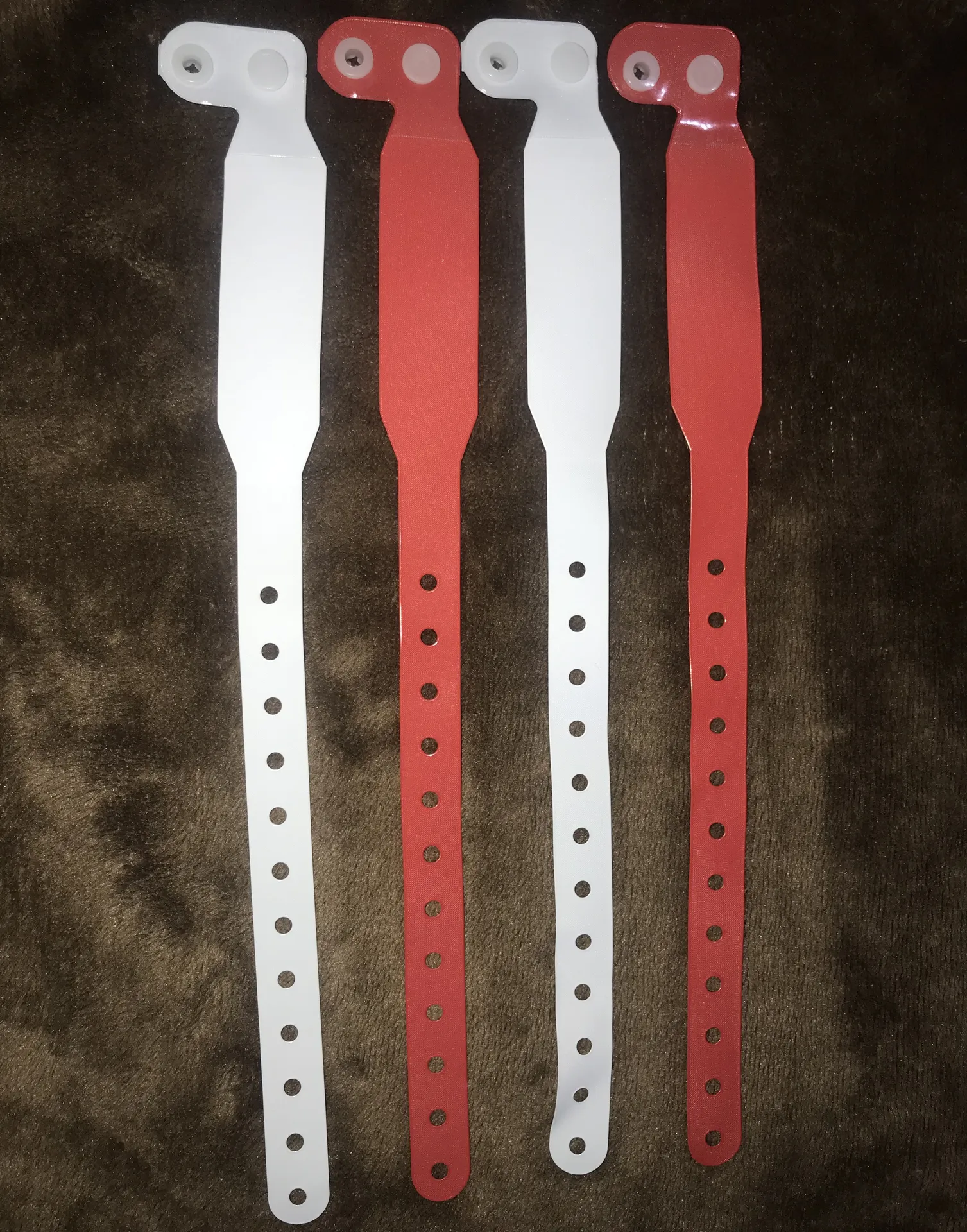 Hospital medical disposable PVC ID wristband entrance ID bracelets 2