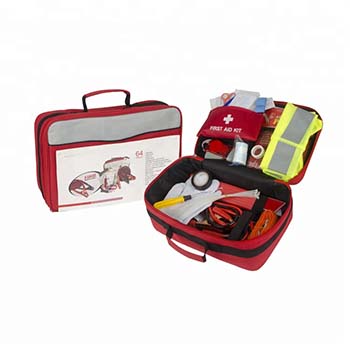 Handy outdoor auto car emergency first aid kit with tools