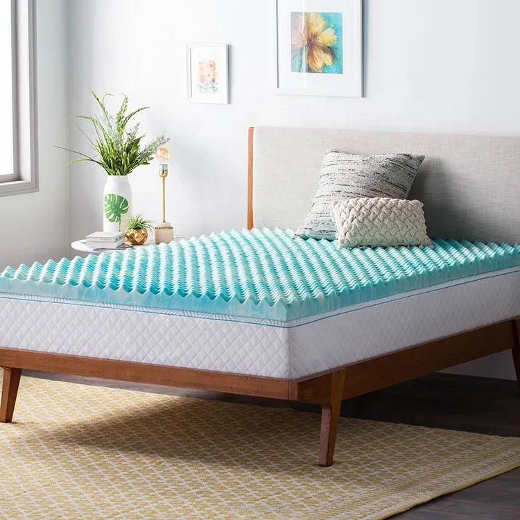 Foam rehabilitation egg crate mattress topper for hospital anti-bedsore mattress