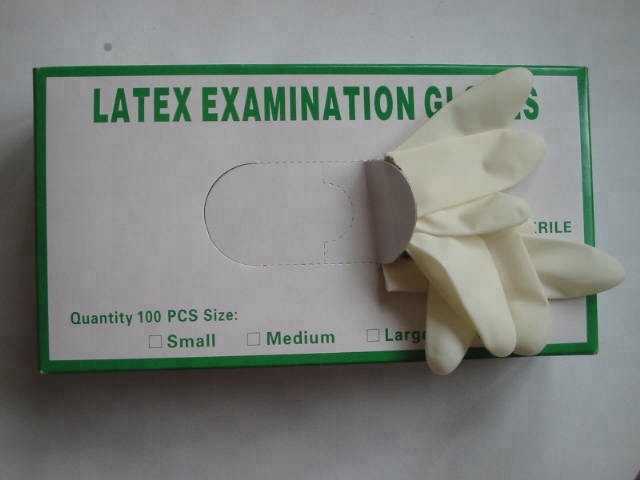 Best Quality Disposable Latex Medical Examination Gloves with FDA,CE,ISO 3