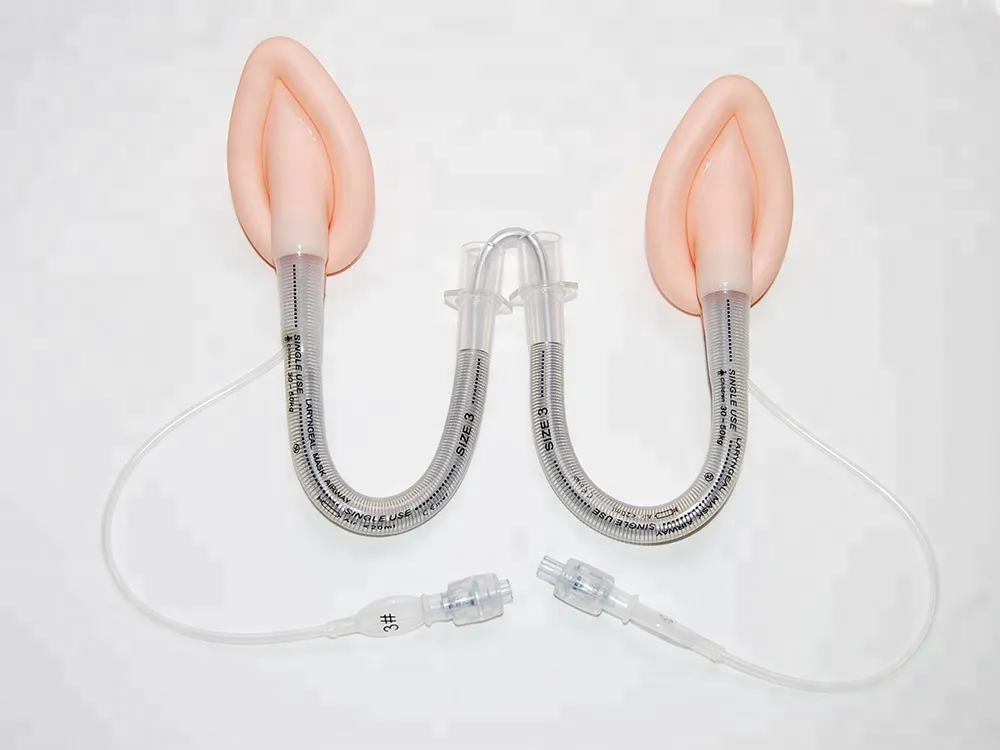 Disposable/Reusable Medical Silicone Laryngeal Masks with CE,ISO 2