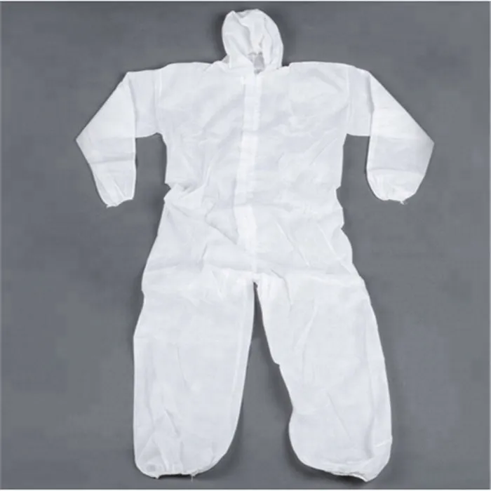 Disposable PP non woven SMS waterproof medical protective coverall 4