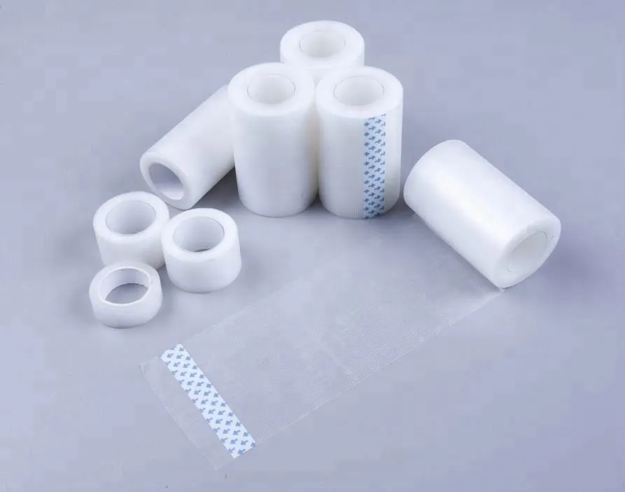 Adhesive medical surgical plaster transparent PE foam tape with FDA,CE,ISO 6