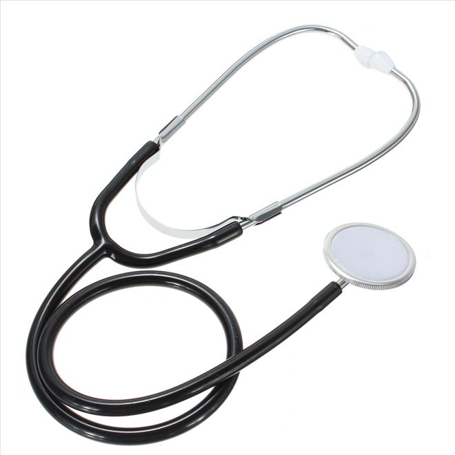 Colorful CE chrome plated zinc alloy head non latex PVC tubing single head stethoscope