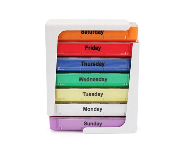 Drawer 28 case pill box 7 days plastic pill organizer