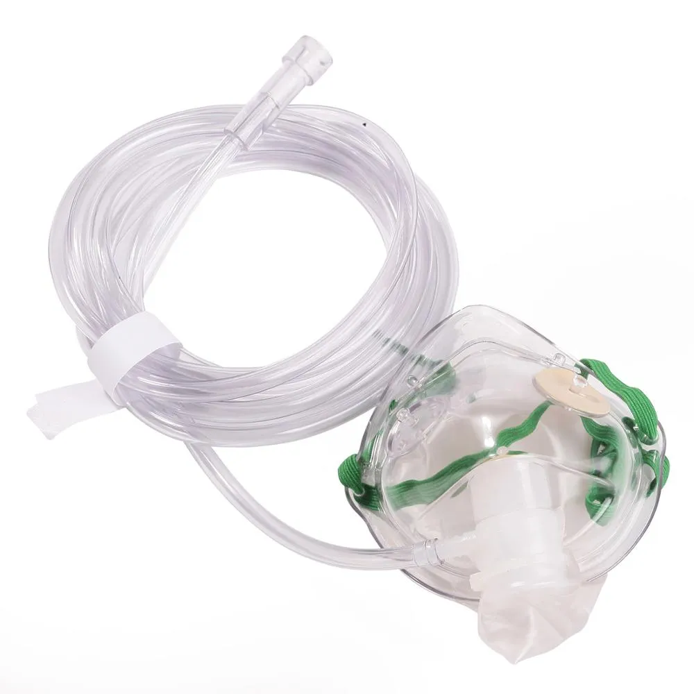 Medical Oxygen Mask With Tubing FDA CE ISO 5