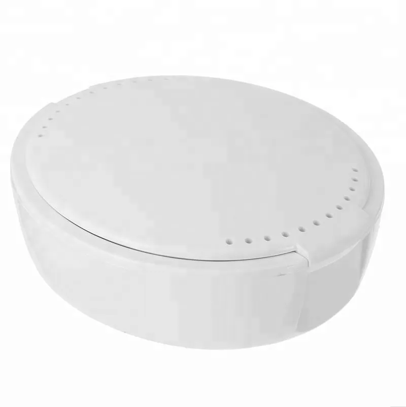 Full Denture Soaking Case Prosthesis Container Denture Bath Box Denture Box with mirror 4