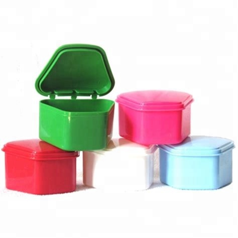 Free sample CE FDA plastic storage orthodontic denture box